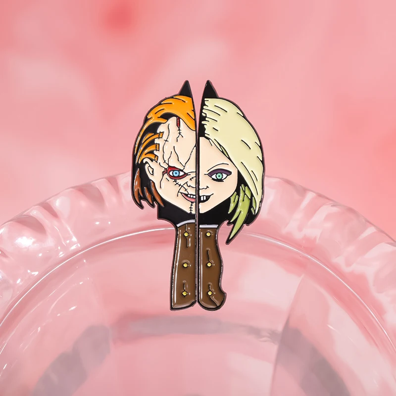 Scream Knife Classic Horror Movie Brooch Enamel Pins Custom Anime Role Lapel Backpacks Badge Punk Jewelry Gifts For Kids Friends