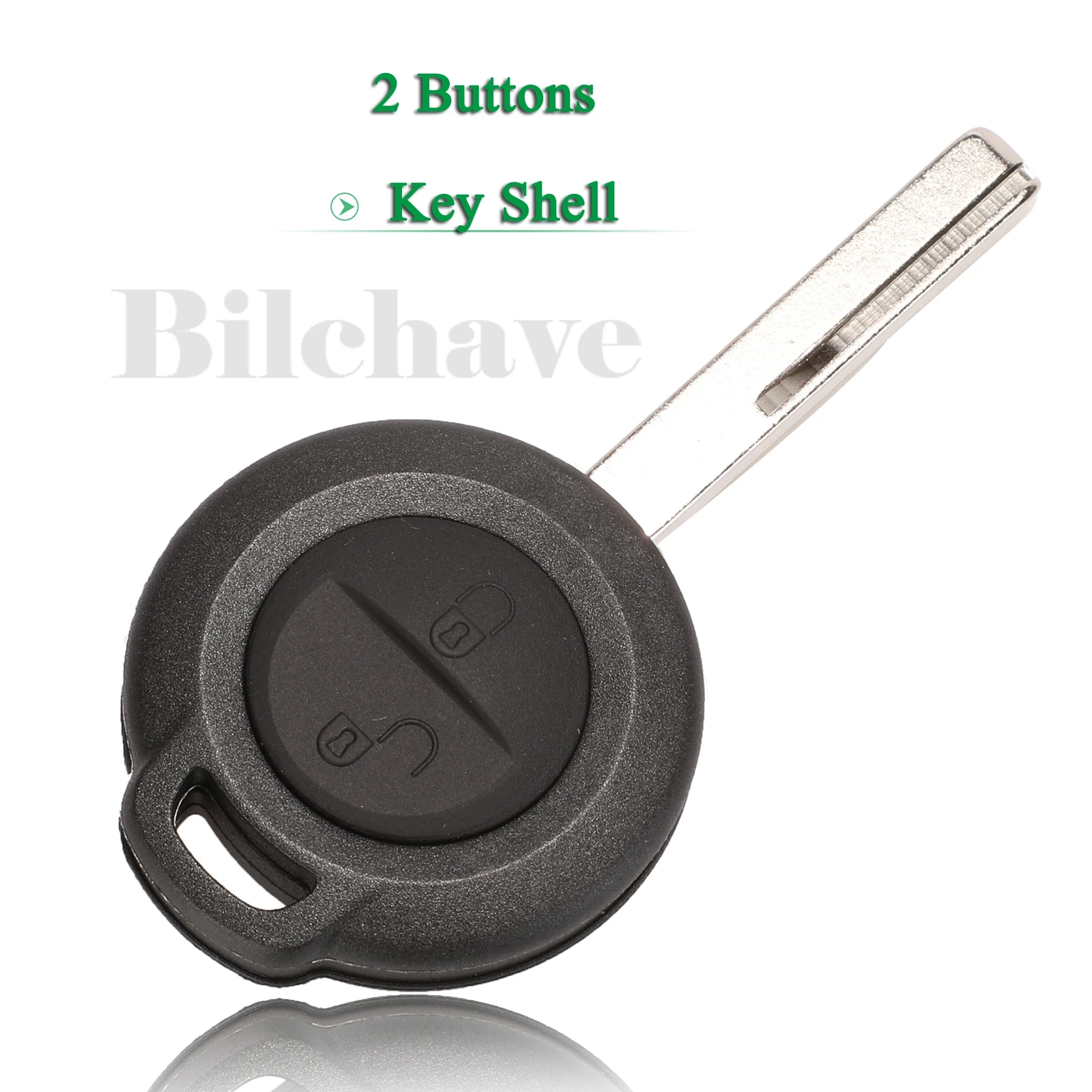 

Чехол для ключа Jingyuqin с 2 кнопками для Mitsubishi Colt, Warrior, Carisma, Spacestar, прямой, с необработанным лезвием