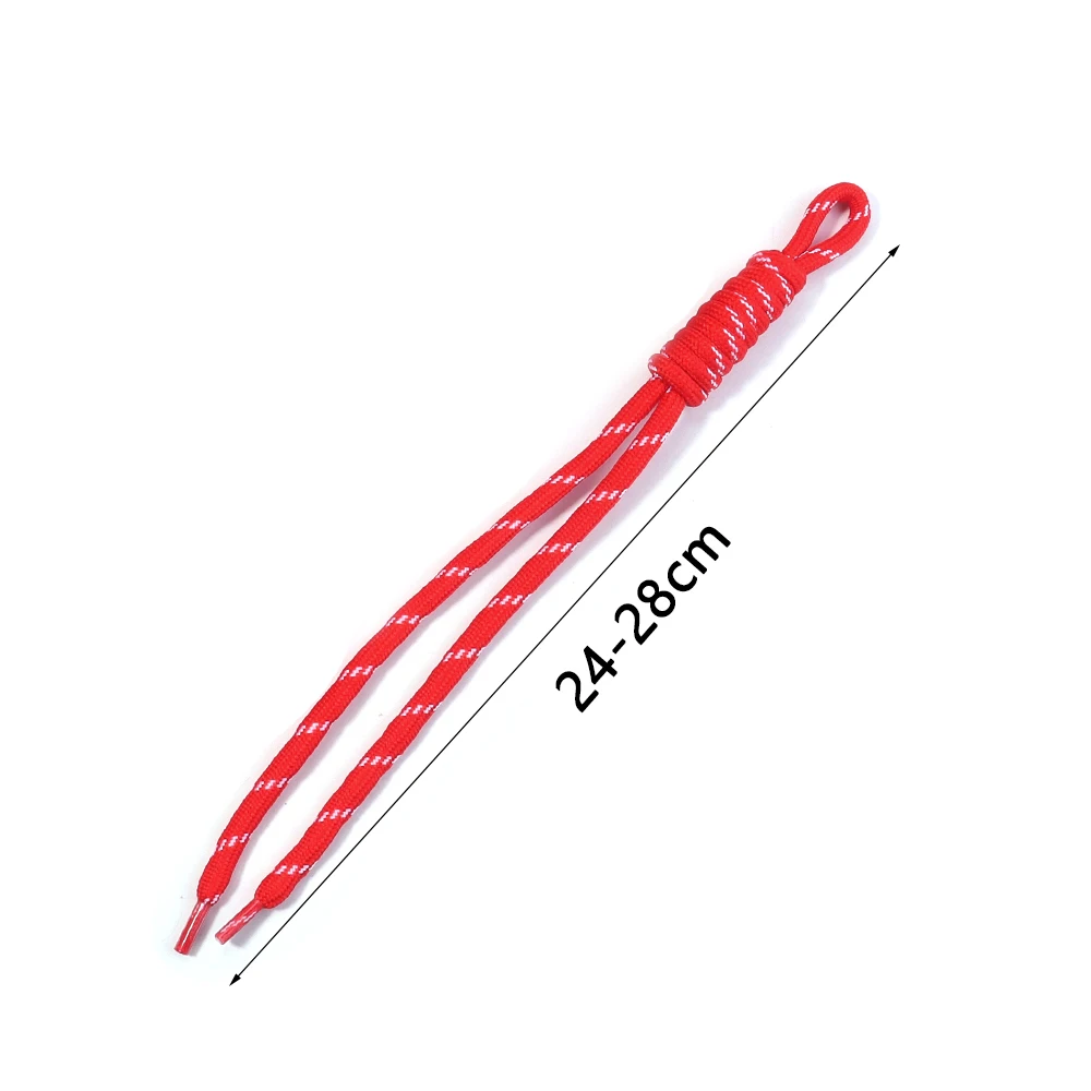 5pcs/lot Colored Nylon Handmade Braided Rope For Climbing Rope Big Hole Beads Pendant Hanging Cords DIY Keychain Bags Decoration