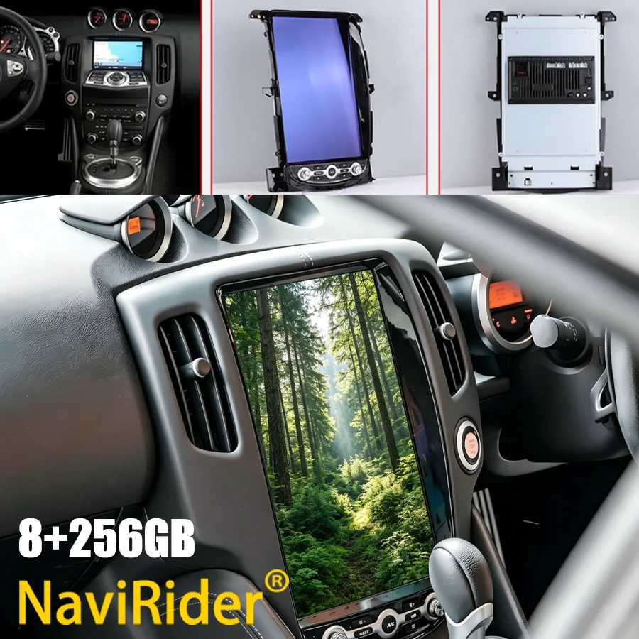 

S For Nissan 370Z Z34 2008 - 2019 Stereo GPS Navigation Multimedia Video Player 4G CarPlay Touch Screen Car Radio Head Unit