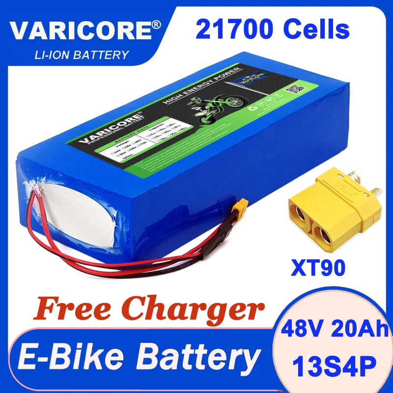 LiitoKala 36 فولت 48 فولت 60 فولت 20 أمبير 21700 بطارية ليثيوم لبطاريات سكوتر كهربائي مع BMS 42 فولت 54.6 فولت 67.2 فولت شاحن