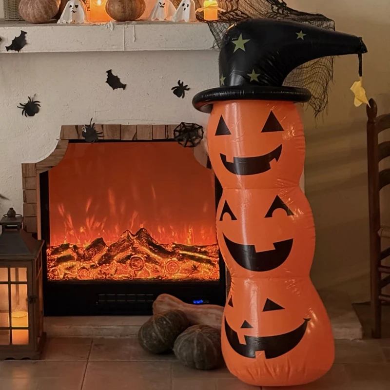 Halloween Decoration Pumpkin Inflatable Ghost Balloons Outdoor Entrance Scene Decorations Atmosphere Props