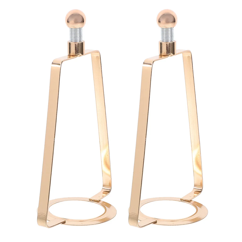 

2pcs Lamp Shade Harp Bracket Iron Frame For Table Lamps Sturdy Metal Lampshade Holder Diy Lamp Repair Parts Hardware Accessories