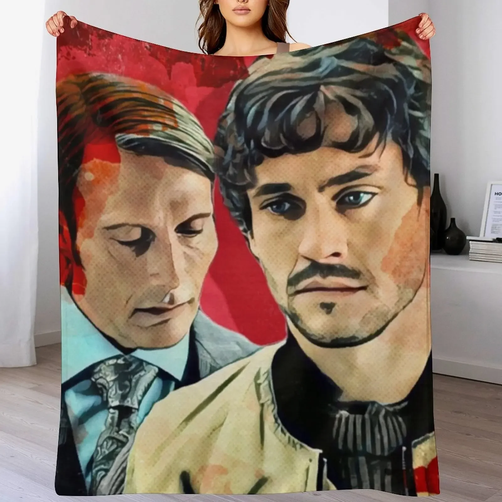 

Will and Hannibal, Murder Husbands Throw Blanket for winter Soft Beds For Decorative Sofa Luxury Throw Blankets
