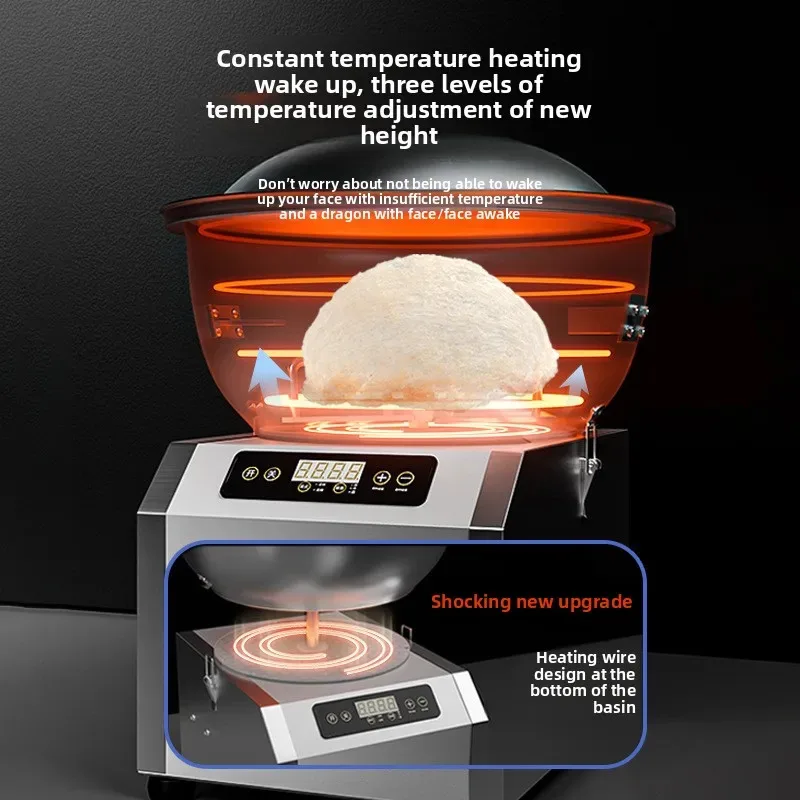 

Профессиональный тестомес Birui высокой мощности, полностью автоматический, для коммерческих пекарен и ресторанов, из нержавеющей стали, с цифровым управлением, 2500 Вт