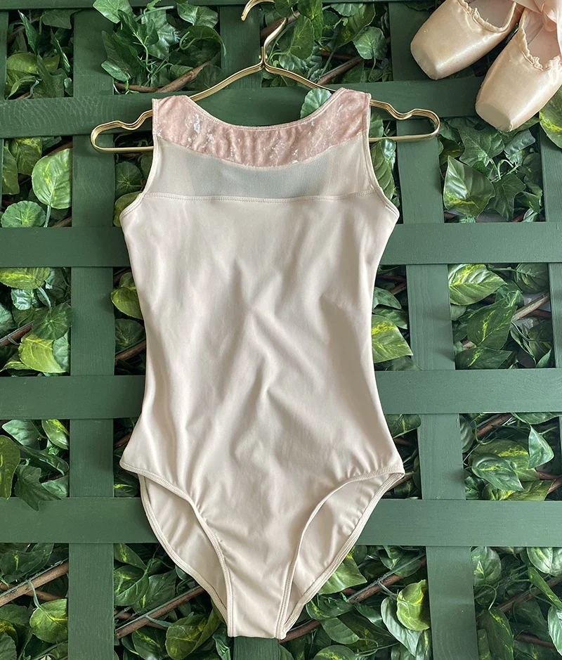 Balletto Ginnastica Danza Body Donna Esercizio quotidiano Abiti da ballo Gilet sexy per adulti Eleganza Tuta da ballo per balletto