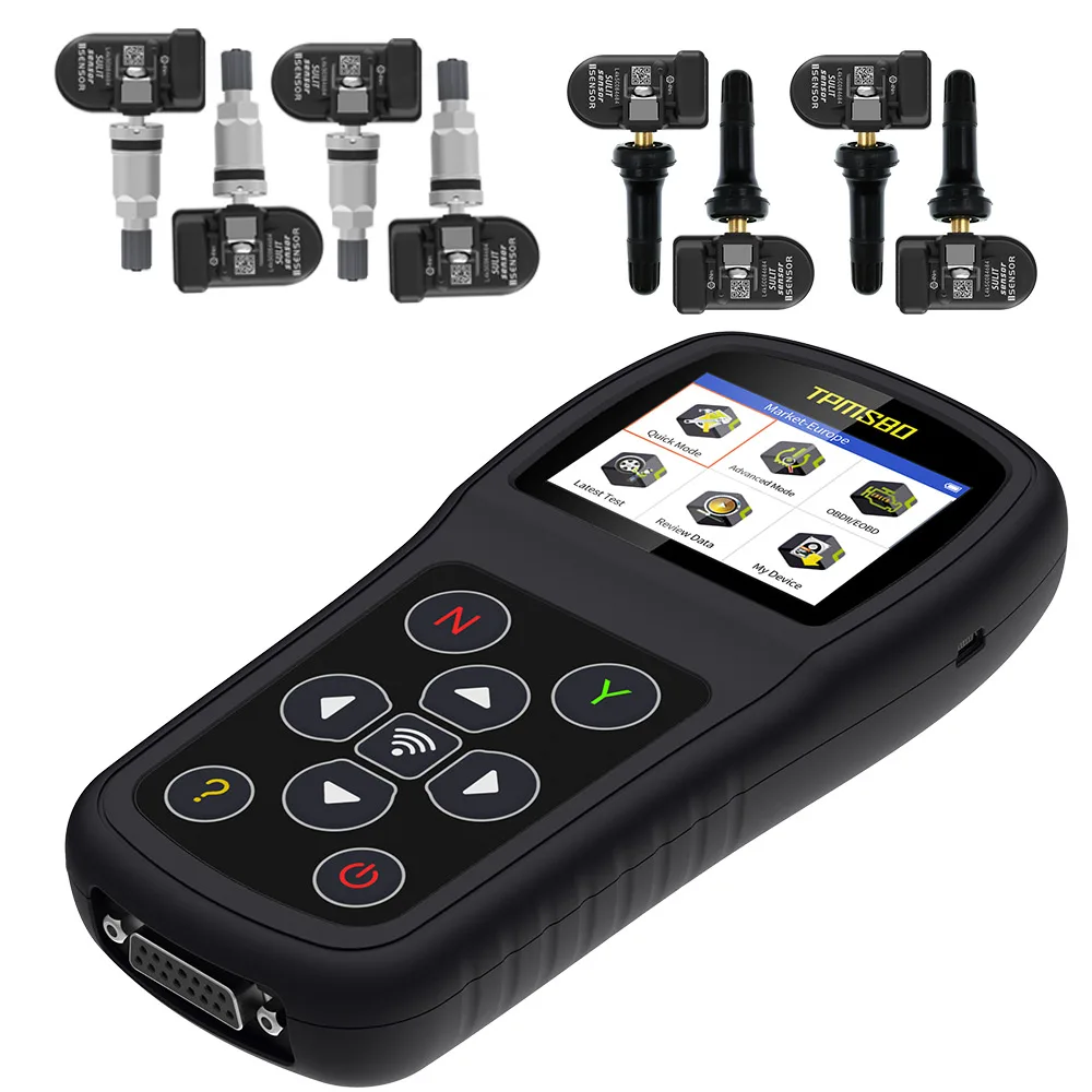 CGSULIT TPMS80 TPMS Service Tool Program TS01 Sensors Activate Relearn All Sensors TPMS Reset Read Clear TPMS DTCs