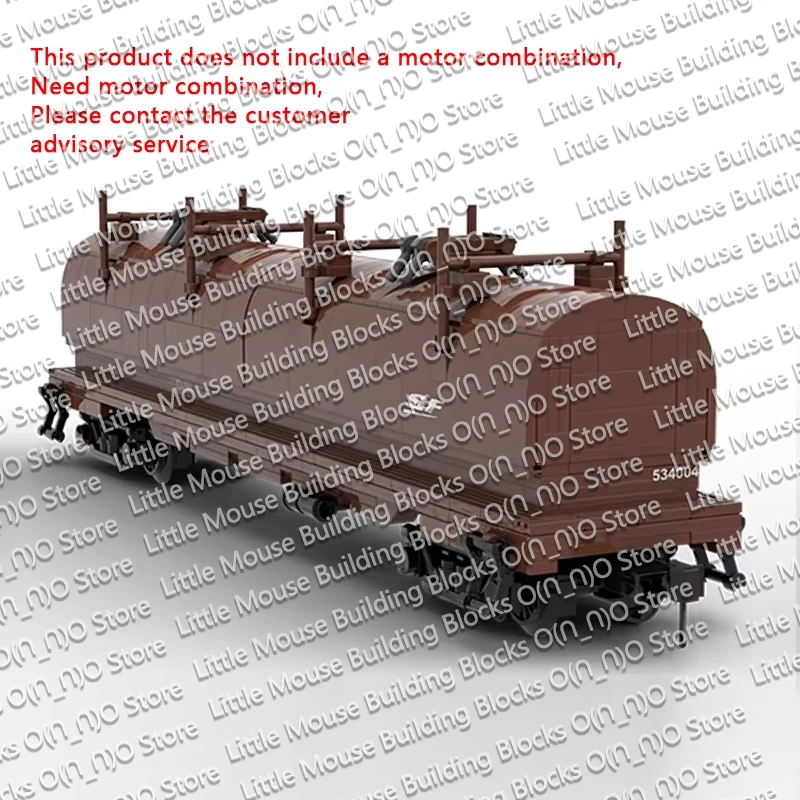 QWERT City Car Model MOC Building Bricks Railway Reel Lifting Conveyor Modular Technology Gifts Holiday Assemble Toys Suit