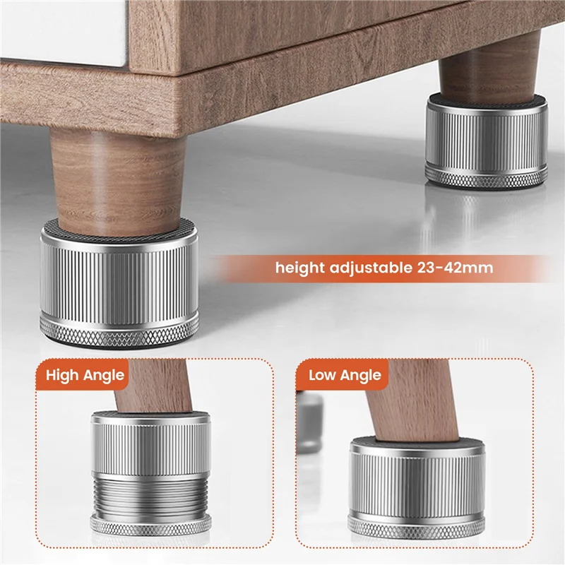 

2 шт. регулируемые стойки для кровати, сверхмощные защитные приспособления, антивибрационные ножки для мебели, многофункциональные мебельные ножки, фурнитура-A57X