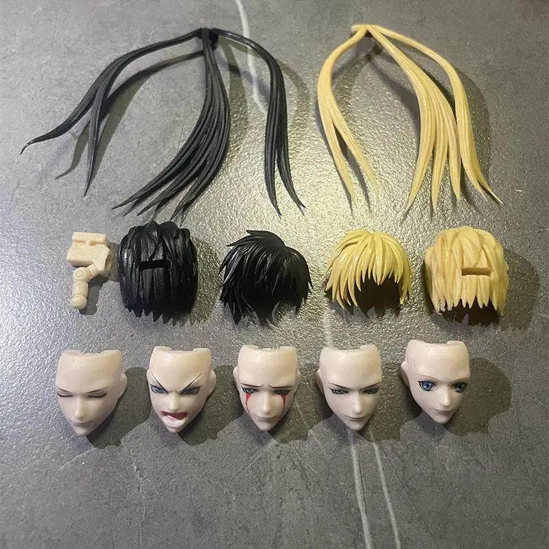 

In Stock Starry LC Pluto/Aaron/Facial Expression/Head Sculpture Hair Accessory Package Saint Cloth Myth Action Figure Gifts