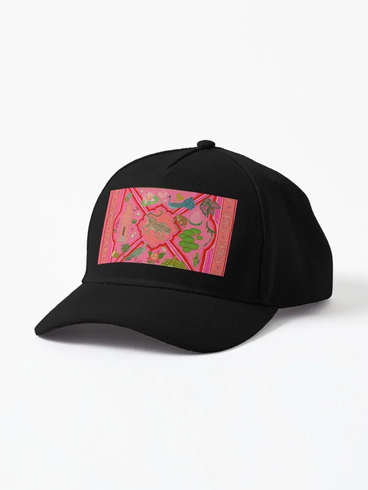 

Cambodian motifs in Hot Pink Cap Trucker Hats Style Headwear