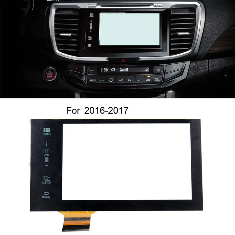 Professionele Touch Screen Glas Digitizer Vervanging Voor Honda Accord 2016-2017 Navigatie Radio Lcd-scherm 39101-T3L-A
