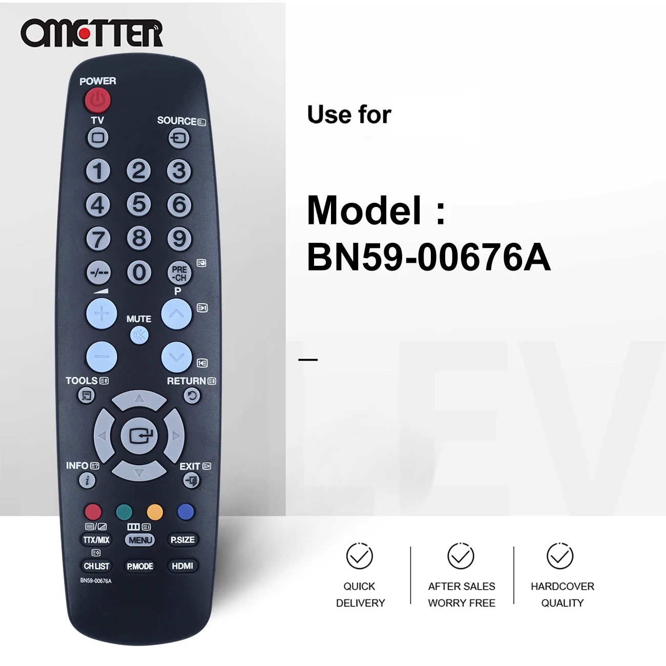 Universal BN59-00676A Suitable for Samsung TV Remote Control PS42A410C1XXC