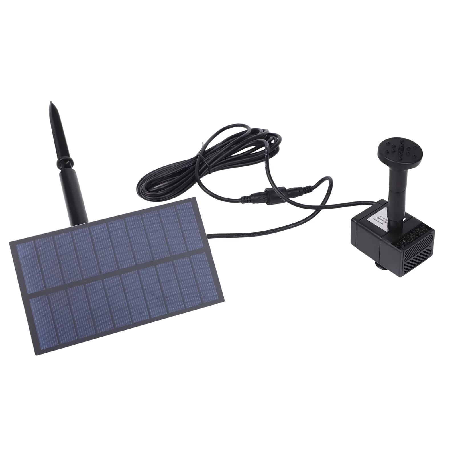 Cost Effective Garden Decoration Black Garden Fountain Water Spray Height 50cm Cost-effective Pump User-friendly Installation