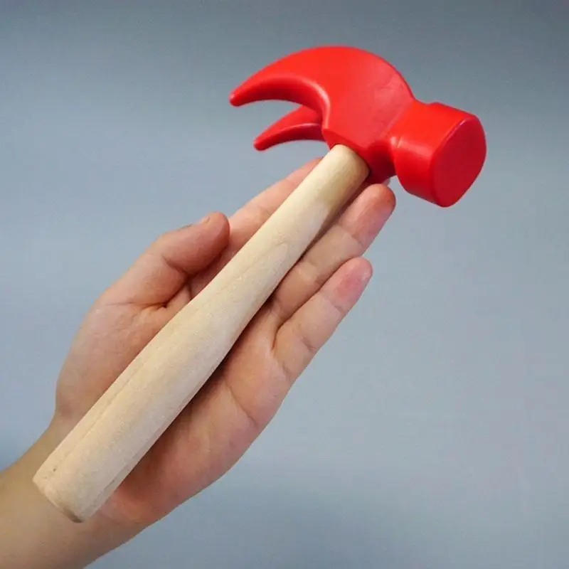 C63C Kids Training ชุดเครื่องมือ Hammer Wooden Hammer Game Game Game Interactive
