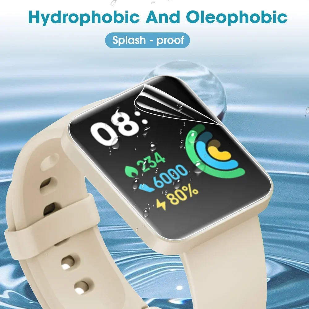 For Redmi Watch 4 2Lite 3Lite Watch4 Screen Protector Soft Anti-Scratch Protective Hydrogel Film For Redmi Watch 4 3 Lite Watch3 - Image 5