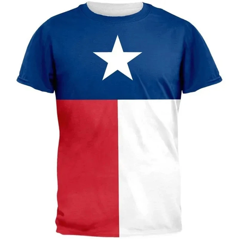 Chile Flag Men\'s T-shirt Summer Men O-neck Oversized Short-sleeved T Shirts Street Outdoor Casual Plain T Shirt Male Tees Tops