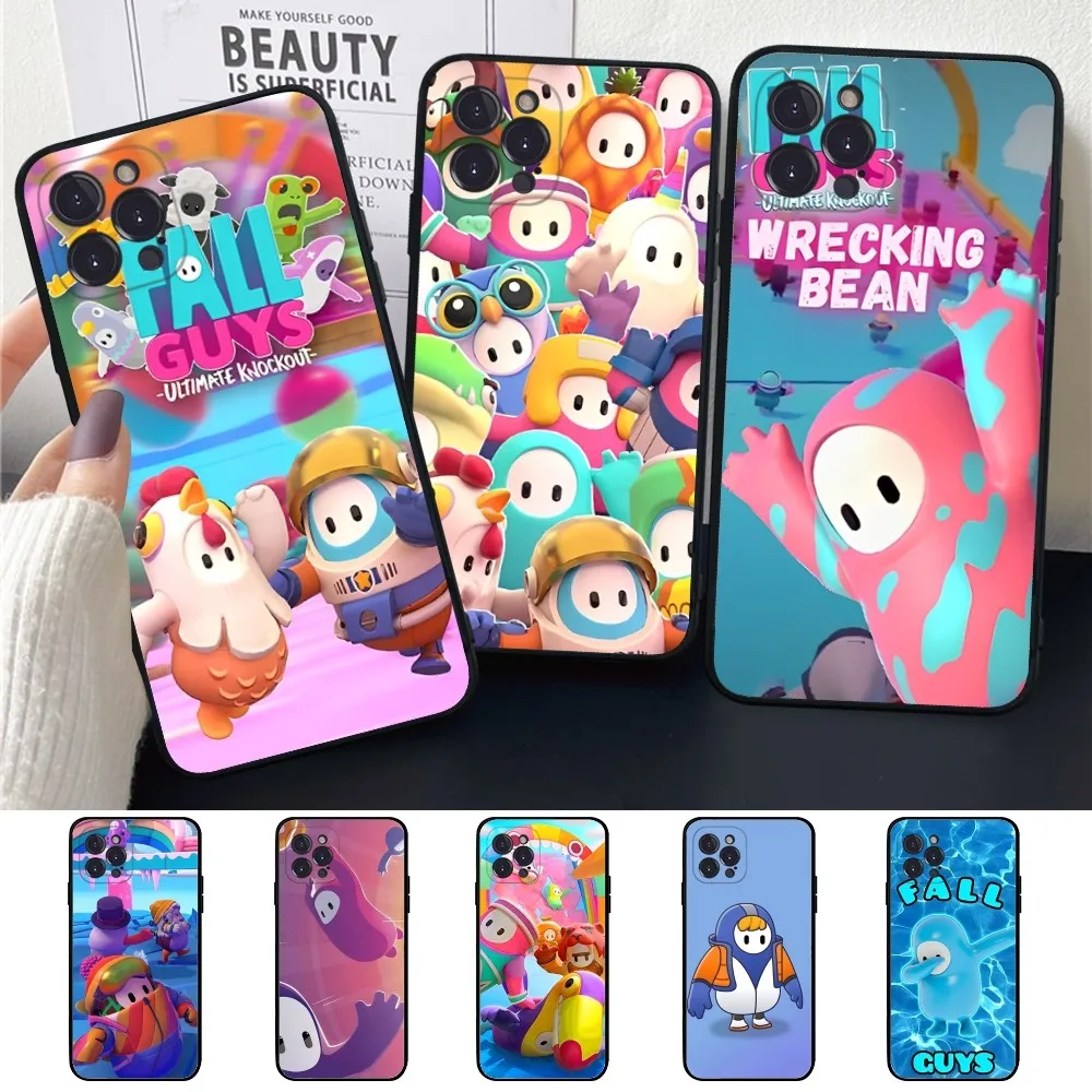 

Funny Cute G-Guys Fall Game Mousepad For iPhone 15 14 11 12 13 Mini Pro XS Max Cover 6 7 8 Plus X XR SE 2020 Funda Shell