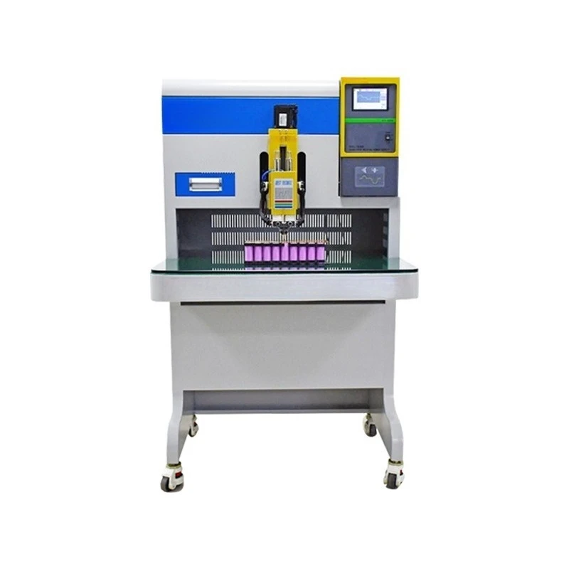 Pure servo electric intelligent transistor spot welding machine, automatic lithium battery welding machine