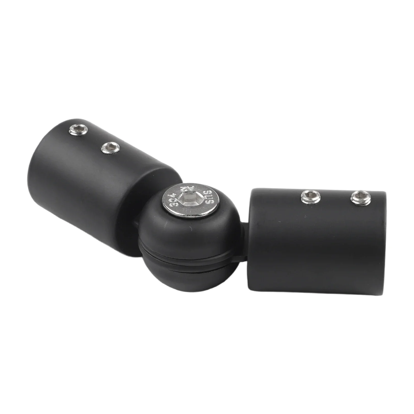 Adjustable Corner Elbow Joint For Rods In For Bay Window And Shower Rooms With 304 Stainless Steel And 90 To 180 Degree Function