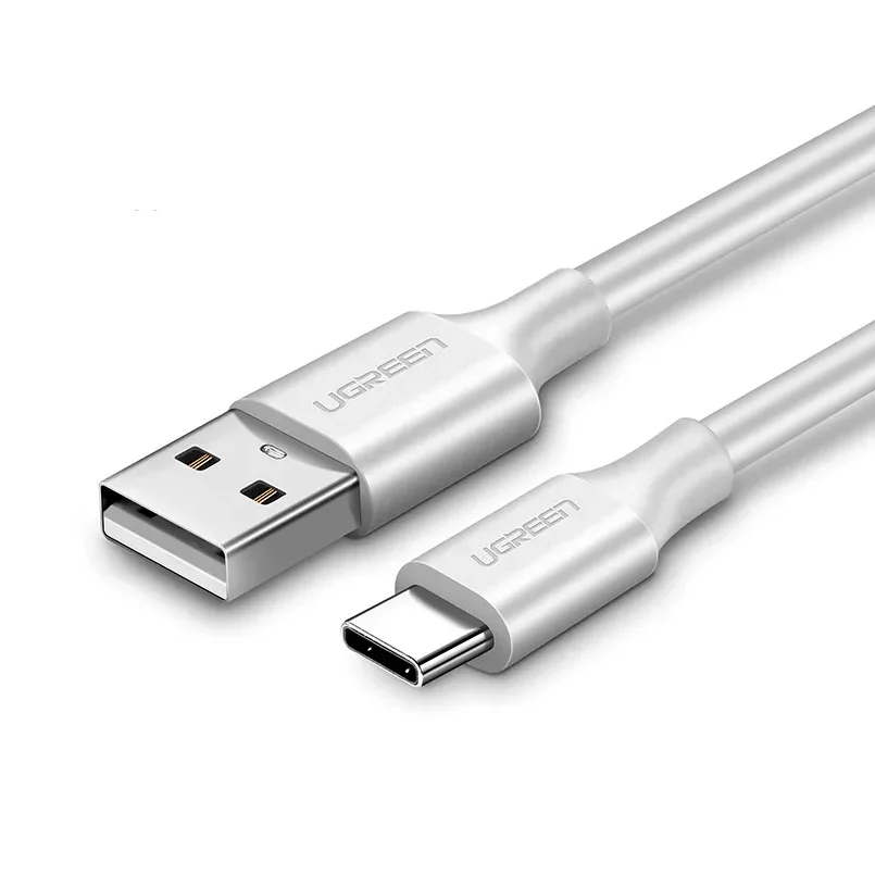 

UGREEN USB Type C Cable 3A Fast Charging USB-A to USB-C Charger PVC Cord White