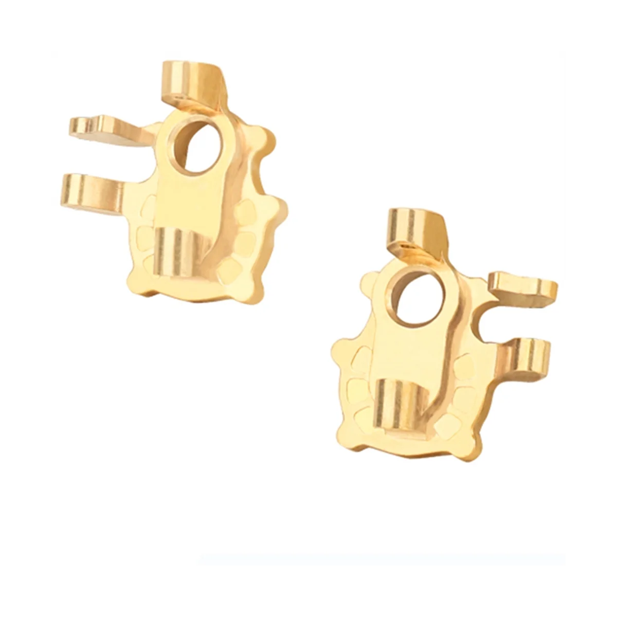 2PCS Brass Front Inner Counterweight Cover for Crossrc EMOX 1/8 RC Crawler Car