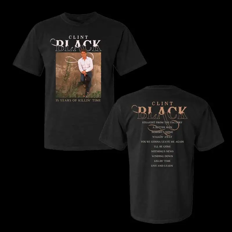 Clint Black Killin' Time 35Th Anniversary T Shirt All Sizes Jn704