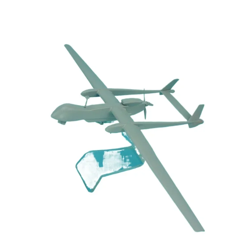 

Heron drone 53x29cm resin simulation static model with acrylic base