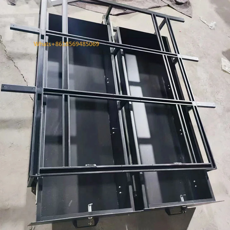 Factory Customized Aluminum Pickup Truck Bed Storage Drawe System Double Drawe With Sliding Cargo Tray