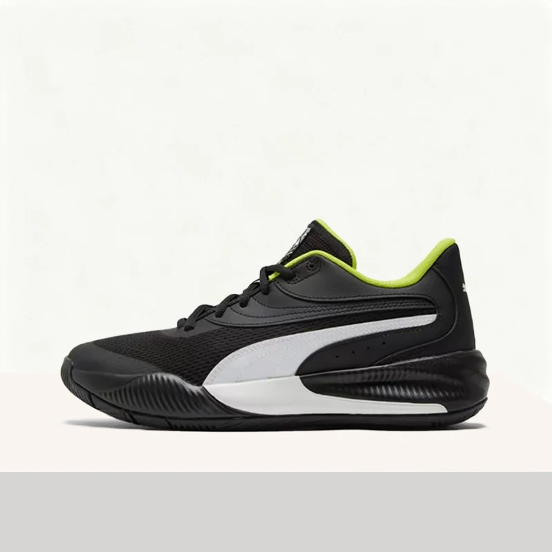 

Puma Triple: минималистичные, стильные, амортизирующие, нескользящие, прочные низкие баскетбольные кроссовки (унисекс) в черно-белом цвете 195217-08