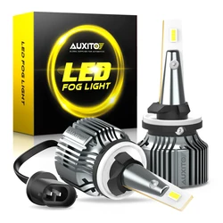 AUXITO 2Pcs H27 880 881 LED Fog Light Bulb Yellow Canbus H11 PSX24W H10 H16 9006 LED Fog Lamp Car Driving Lamp For Hyundai Kia