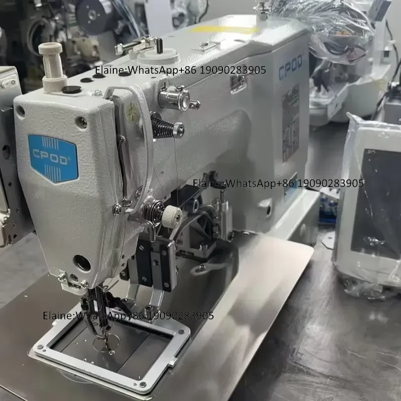 QK-4306D High Speed 6x9cm Electronic Bar-tacking Industrial Sewing Machine with Dahao Touch Screen Custom Editing Pattern