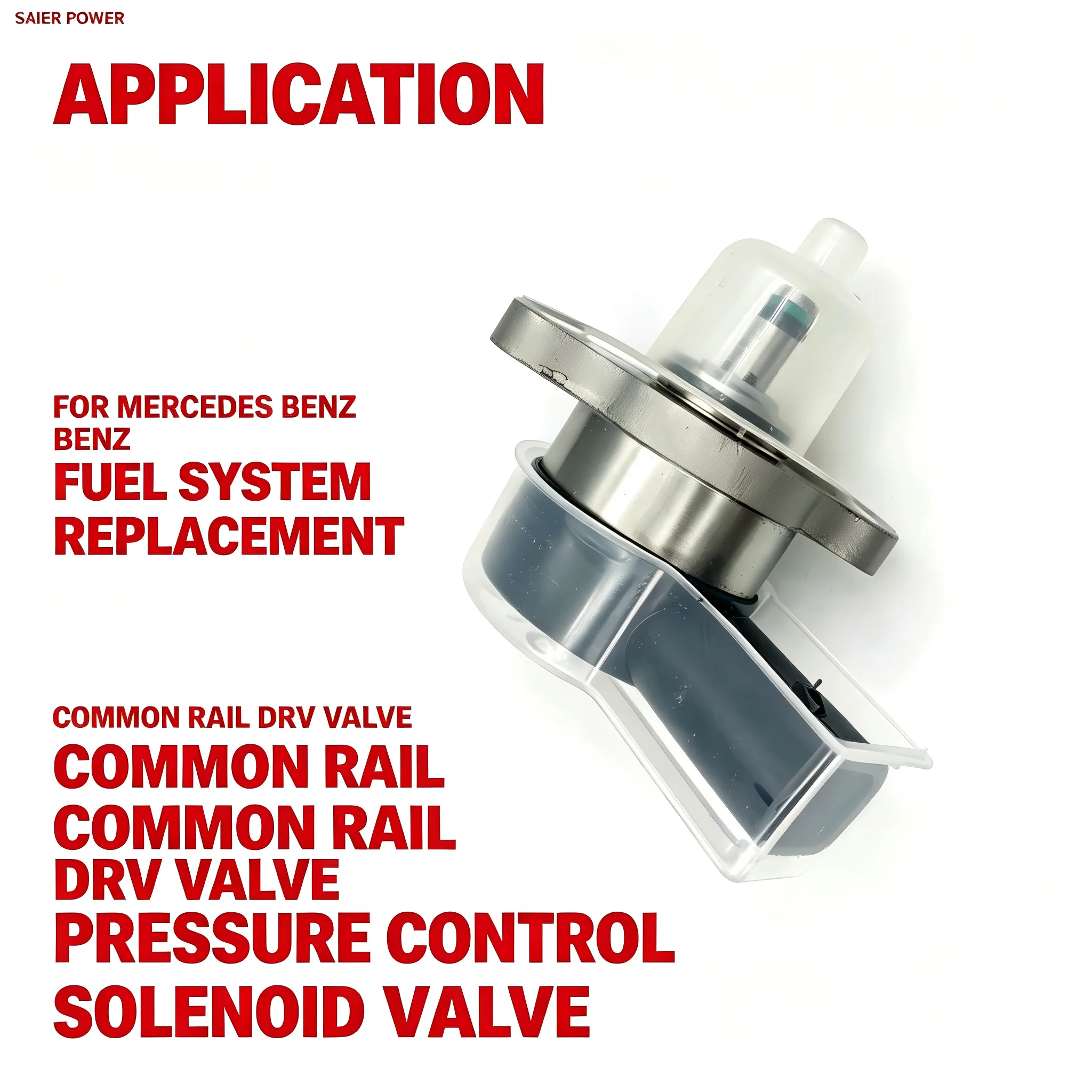Common Rail DRV Fuel Pressure Regulator Solenoid Valve 0281002241 2241 for Mercedes Benz Diesel Engine Spare Part