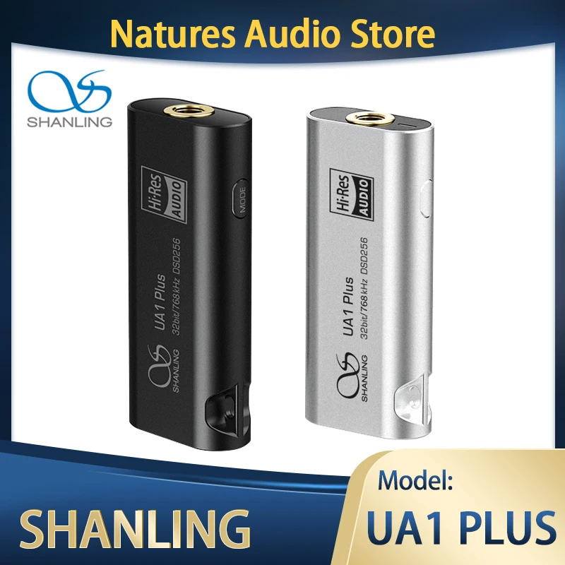 Shanling UA1 Plus Cell Phone USB-DAC Portable Decoder Dual CS43131 DAC Chip UA1plus IEM AMP Mobile Phone USB Headphone Amplifier