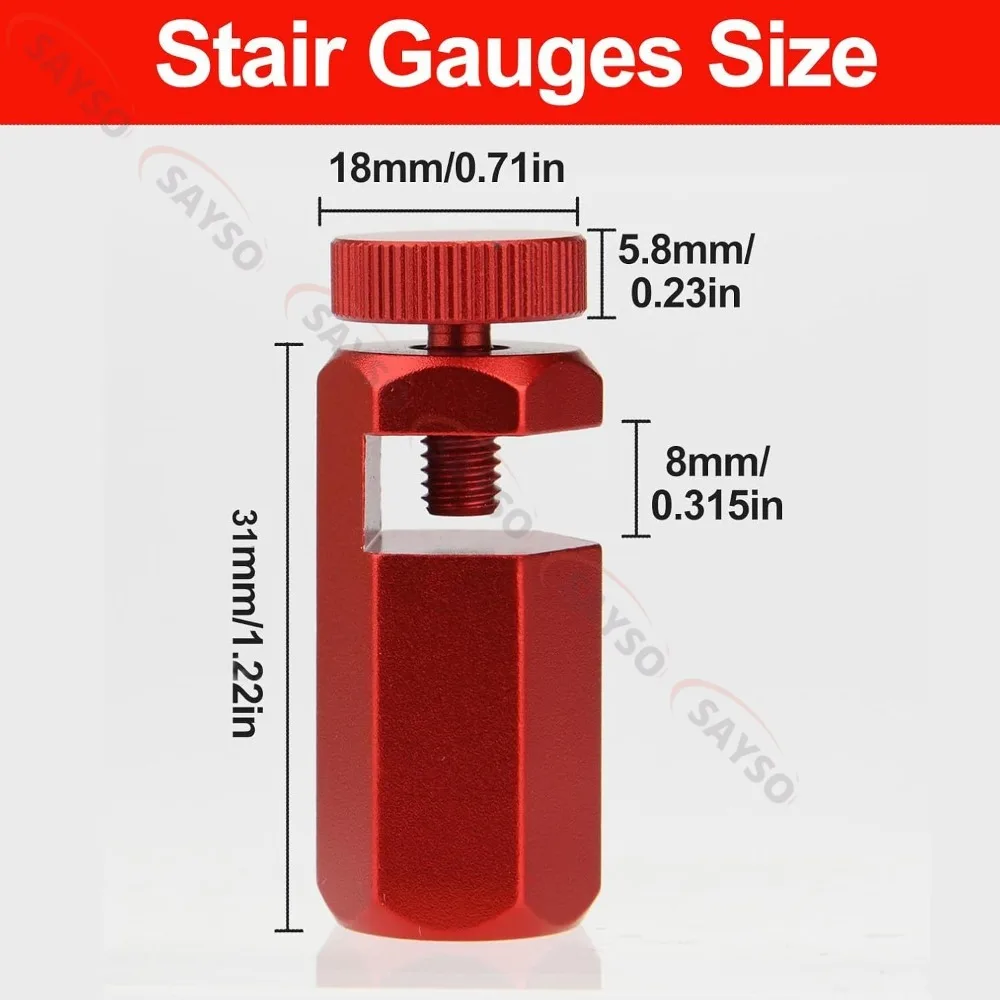Square Auxiliary Clamp Stair Gauge Framing Square Attachment Jigs Aluminium Alloy Square Auxiliary Clamp Square Auxiliary Clamp