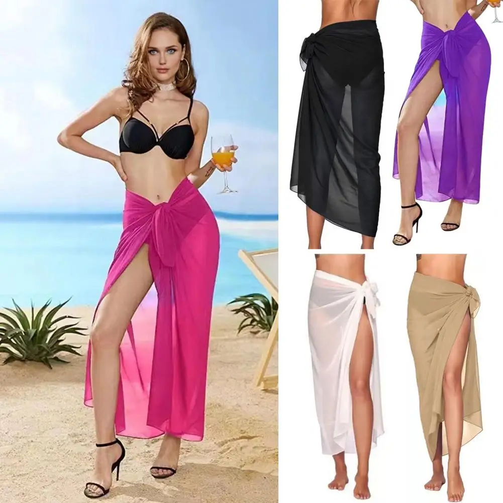 

Сетчатое пляжное платье-накидка для бикини, сексуальный цельный шарф-накидка для женщин, пляжная юбка, пляжная накидка-платье, пляжная одежда