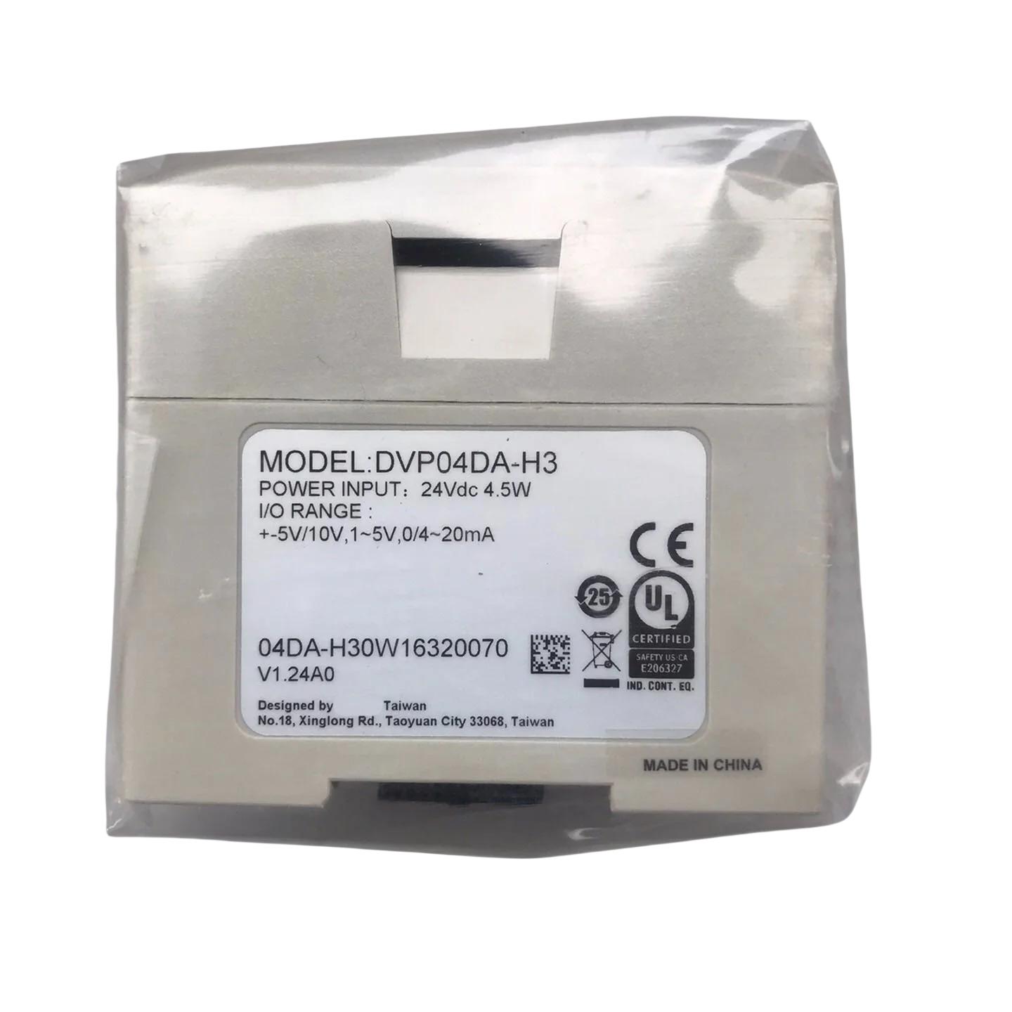 Obrázek 3: Originální nový DVP04AD-H3 EH analogová modul fordelta