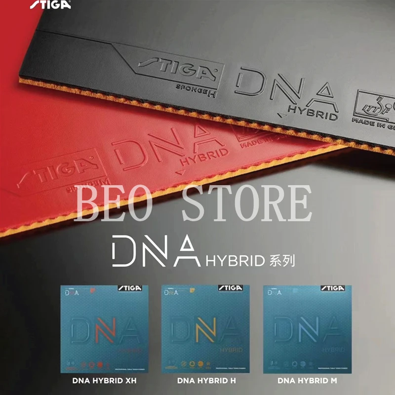 STIGA DNA HYBRID Table Tennis Rubber Professional Half-sticky Spin Pips-in Original STIGA DNA Ping Pong Spong