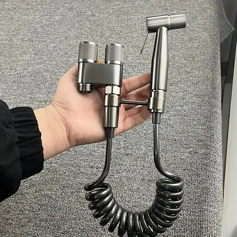 

Toilet significant other spray gun flush one in two out faucet angle valve with water gun high pressure toilet toilet household