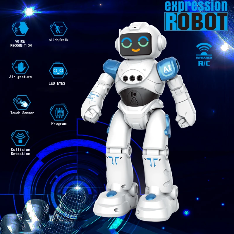 Intelligent RC Robot Programming Remote Control Robot Toys Biped Humanoid Robot For Children Kids Birthday Gift Present