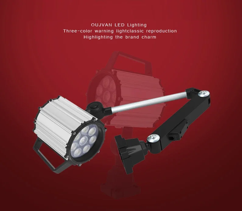 Wholesale Fixed Base Installation Method Ip65 Led Industrial Machine Tool Flexible Long Arm Work Light