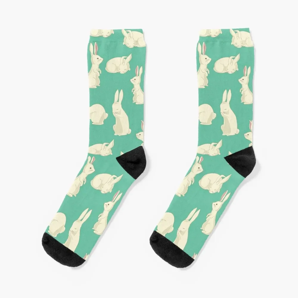 

Soft Bunny Pattern Socks christmass gift funny gifts Men's Socks Male Women's