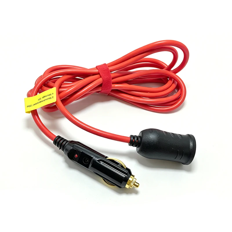 3.6m Car Cigar Lighter Extension Cord 12V 24V 15A Fuse Power Indicator Car Power Adapter Extender Socket Plug ﻿