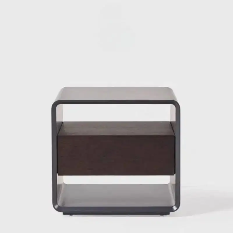 

Aesthetic Wood Nordic Italian Nightstand Minimalist Storage Bedside Table TrendyLuxury Muebles De Dormitorio Bedroom Furniture