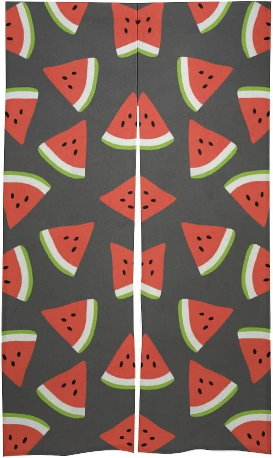 Fresh Watermelon Fruits Door Curtain Bathroom Partition Curtains Noren Curtain Living Room Kitchen Entrance Doorway Curtains