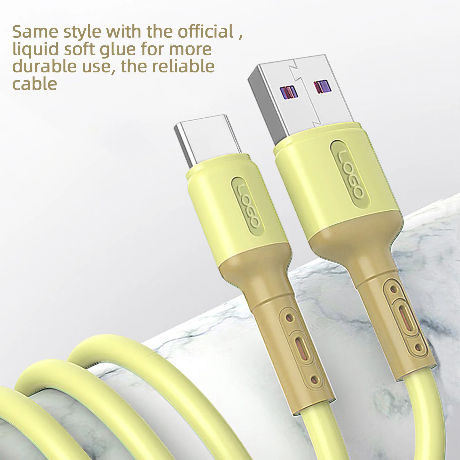 Color Fast Data Cable Data Charging Cords 5A Charging Cords With Fast Data Transmission Speed Compatible