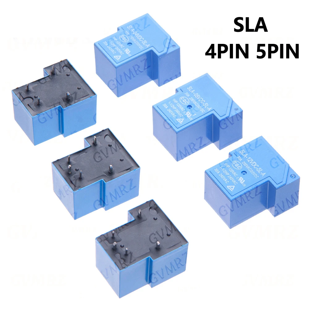 5PCS/1PCS SLA-24VDC-SL-A 30A 4PIN T90 5PIN Power relays SLA-05VDC-SL-A SLA-09VDC-SL-A SLA-12VDC-SL-A