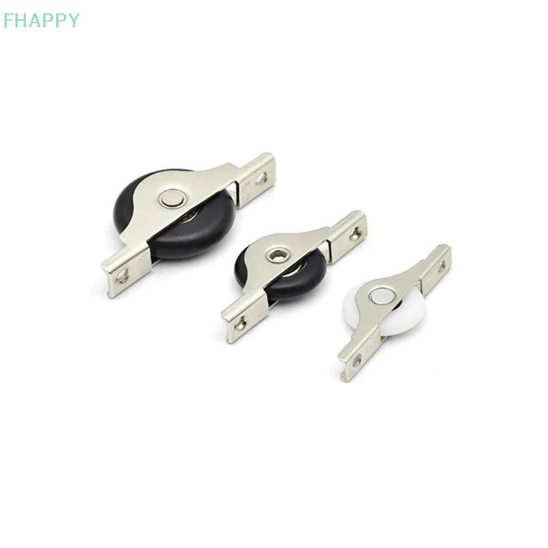 Steel Mute Cabinet Groove Load-bearing Nylon Pulley Wardrobe Sliding Door Wheel Furniture Hardware Accessories