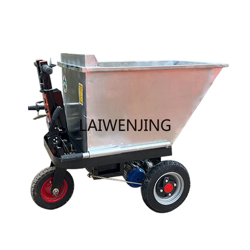 LYN stainless steel electric three-wheeled trolley farm pull feed Lasha cargo dump truck