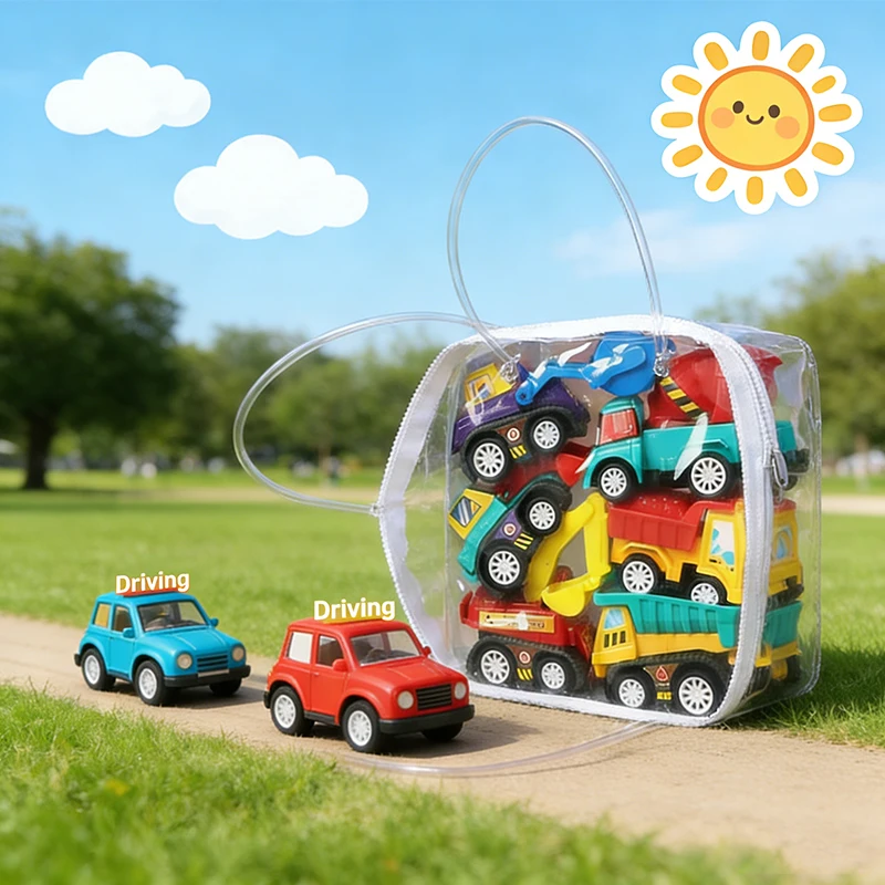 Мини-трактор, игрушечный автомобиль, детские игрушки, инженерная машина, пожарная машина, детские инерционные автомобили, литые под давлением игрушки, подарки для детей